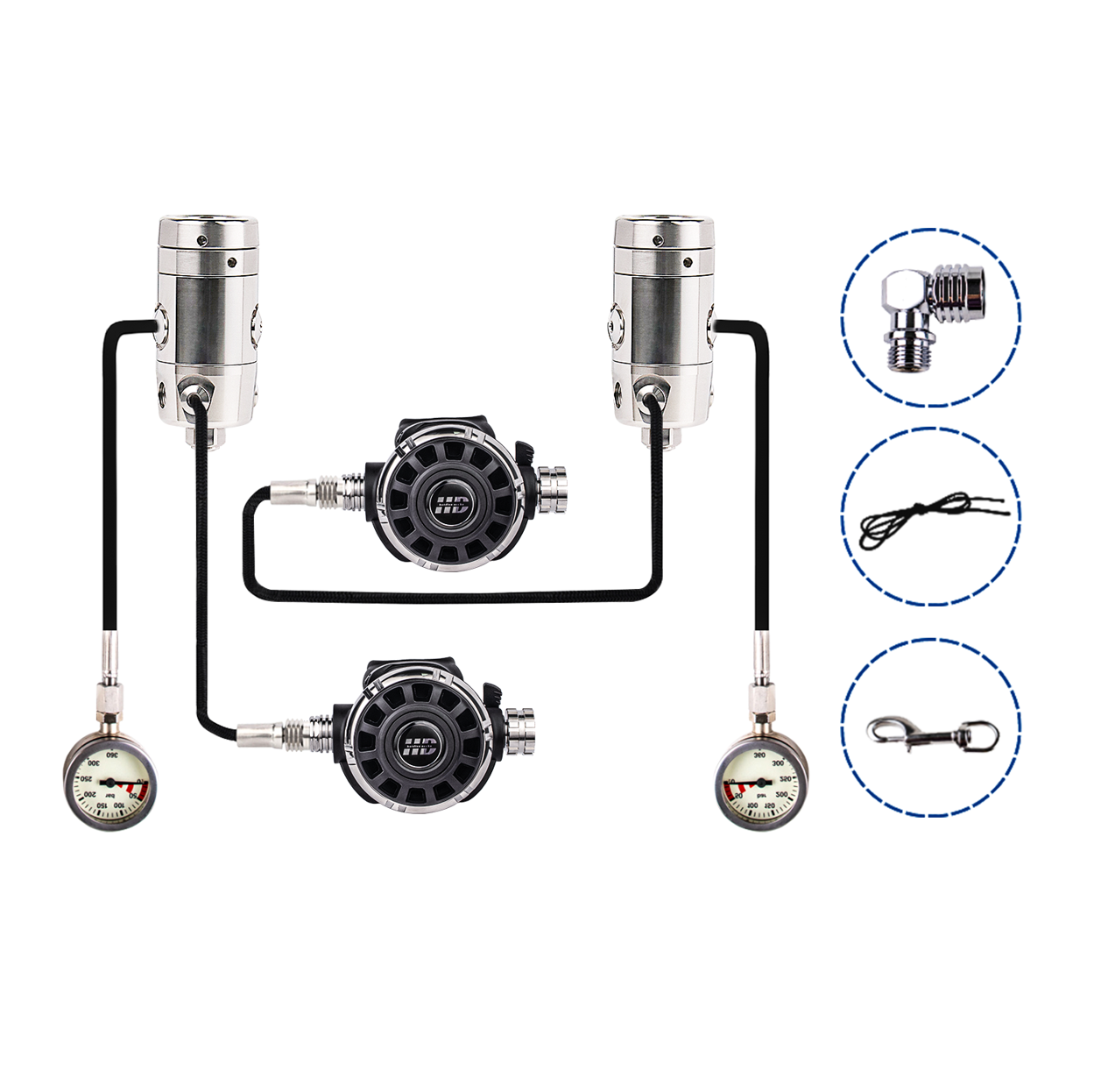 ST4 STS Set de Sidemount – Set de Buceo Técnico (Tech Diving Set) – Para uso en agua fría 1 ST4 STS Set de Sidemount – Set de Buceo Técnico (Tech Diving Set) – Para uso en agua fría